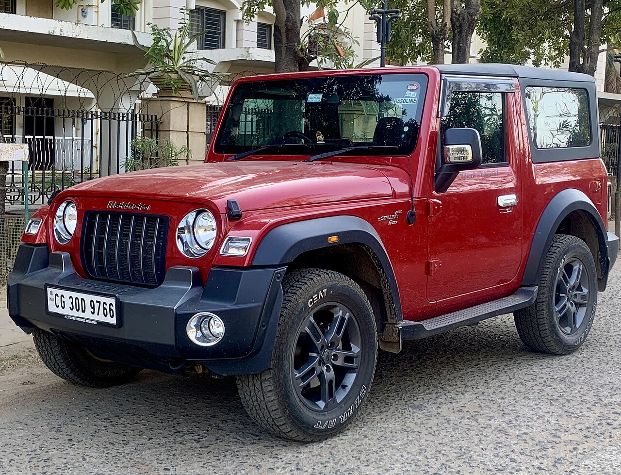 Mahindra Thar self drive Coimbatore